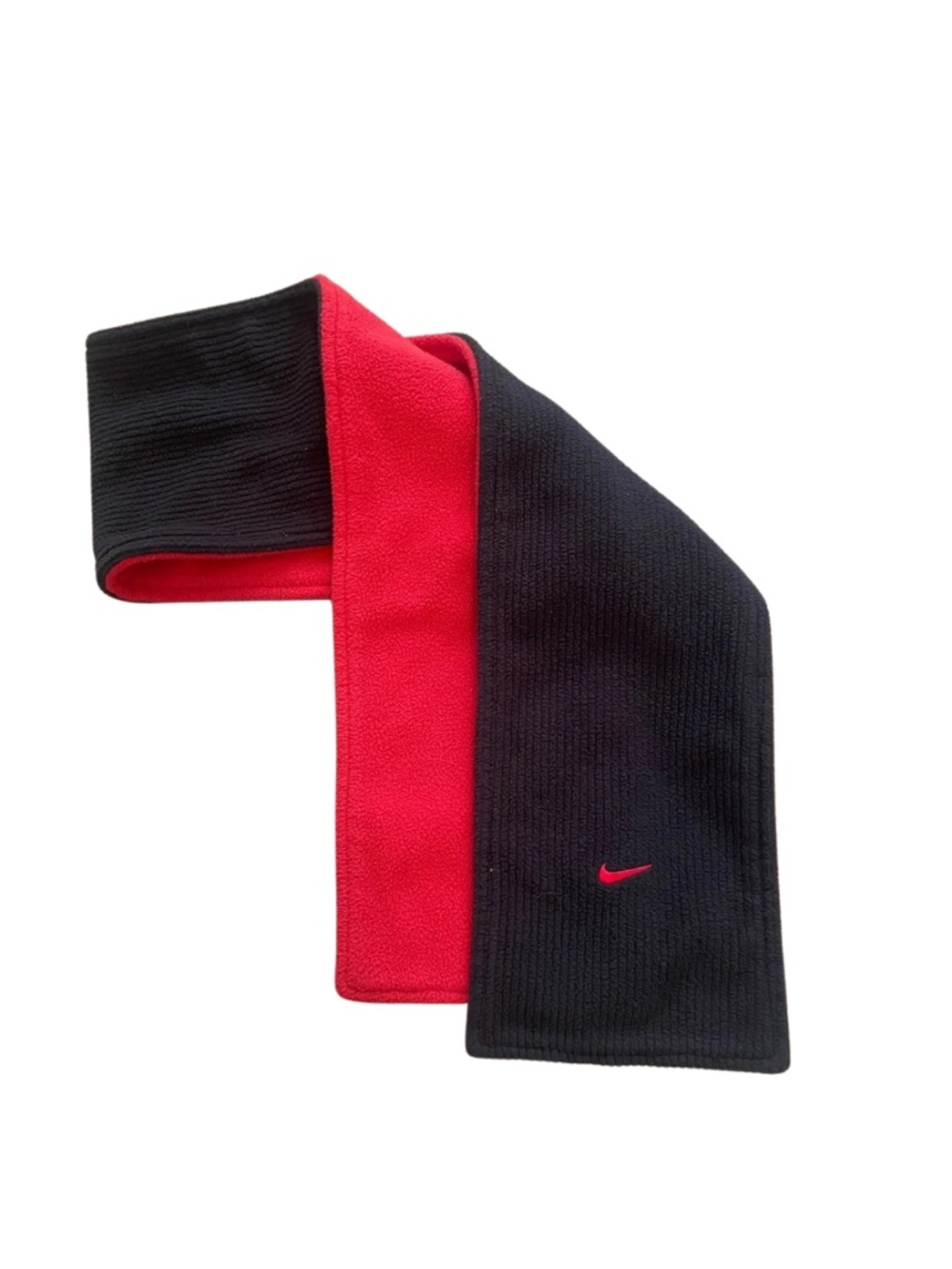 Nike Black & Red Reversible Fleece Scarf Boys #0194